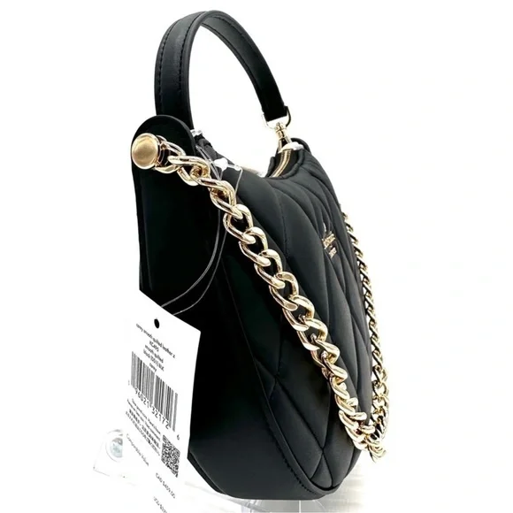 Kate Spade Carey Zip Top Crossbody Bag Black/Gold - Picture 6 of 15